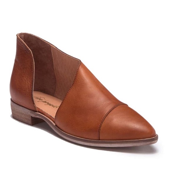 FreePeople Royale Pointed Toe d’Orsay Leather Flat